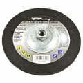 Forney Grinding Wheel, Aluminum, Type 27, 7 in x 1/4 in x 5/8 in-11 71890